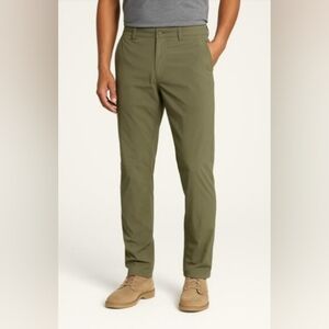 New!! Eddie Bauer Olive Green Nylon Outdoor Pants!